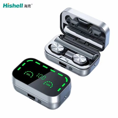 Smarte flerspråklige oversettelseshodetelefoner, umiddelbar oversettingsenhet, lett trådløs hodetelefonmikrofon, mobilt headset svart Svart