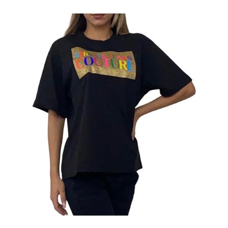 Versace Jeans Couture Stickat svart, Dam, Dam, Storlek: L