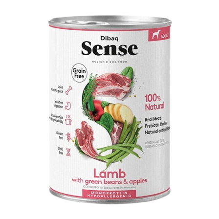 DIBAQ - Sense Våtfôr Lamb 380g - Hund - Hundefôr & hundemat - Våtfôr & våtmat - ZOO.no