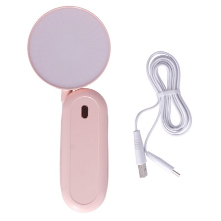 LED Svanehals Skrivebordslampe Natlys 3 Farver Trinløs Dæmpning Foldbar Øjenbeskyttelse USB Opladning Pink