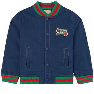 Kids - Gucci Blue Logo Patch Denim Jacket 12-18 Months - Coats and jackets - 12-18 months - Blue