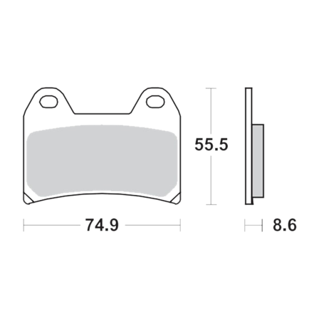 Pastiglie Freno Anteriore Moto-Master RoadPro Sinter - MV Agusta Brutale 990 R 2010-2011