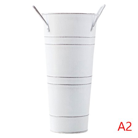 Paraplystativ i metal, spand med håndtag, fritstående paraplystativ B