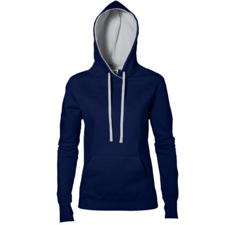 Sg Dam/dam Kontrast Huvtröja / Hoodie Xs Light O