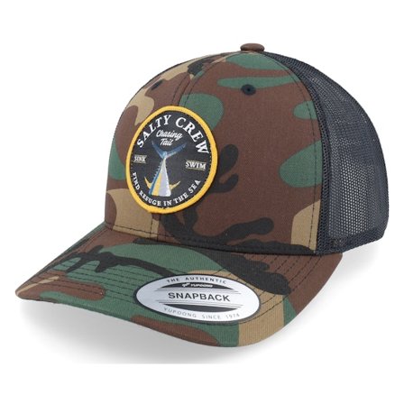 Salty Crew - Camo trucker Keps - Bottom Dweller Retro Camo Trucker @ Hatstore