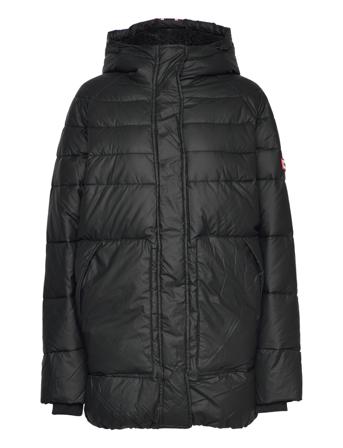 Womens Intrepid Mid Puffer Fôret Jakke Svart Hunter