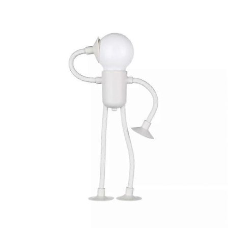 Formbar Rolig Sportman Natlampe Knapcellebatteri Skrivebordslampe Alsidig Mini Lampe Kreativ O