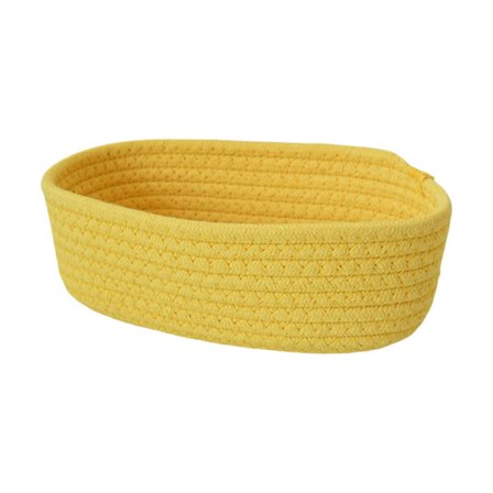 Opbevaringsboks til diverse ting til skrivebordet, dekorativ vævet kurv til stue og soveværelse