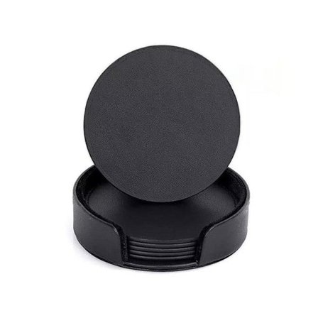 6-pakning - Lærpute - Glassunderlag