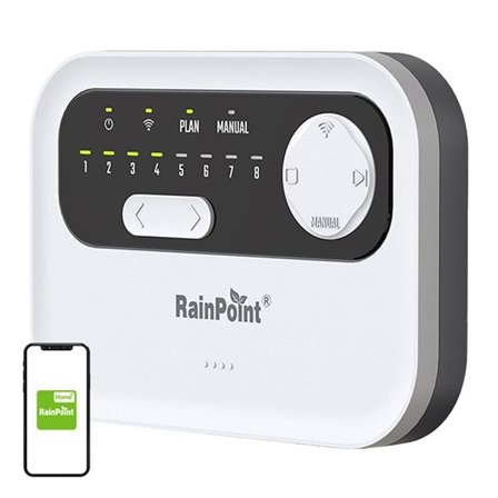RainPoint WiFi 8-soners sprinklerkontroll