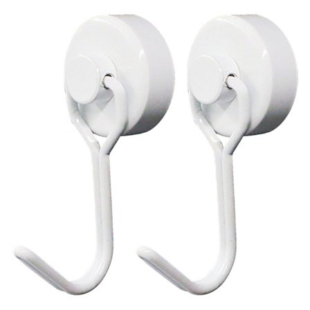 2pcs Rotatable Magnetic Magnet Nail-free Hook 20mm Refrigerator Kitchen Strong Magnetic Hook