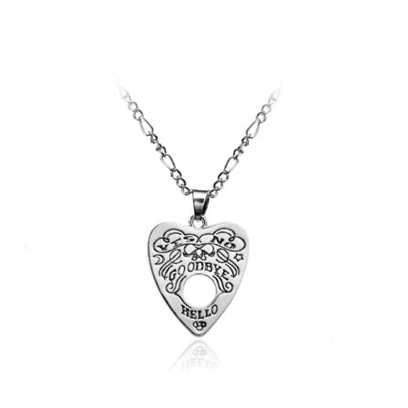 Mode Ouija Planchette hänge Halsband Satanic Witch Halloween Charm Halsband Smycken Dekoration Present för kvinnor Flickor null - 5
