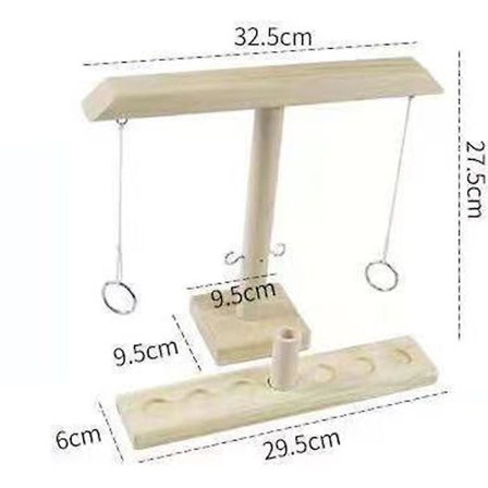 Ring Swing Drickspel Ringkastningsspel Avtagbart Skrivbordsspel Krok- och Ring-spel Kompatibelt med Hemmet