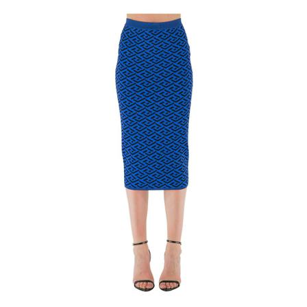 Versace Midi Skirts Blå, Dame