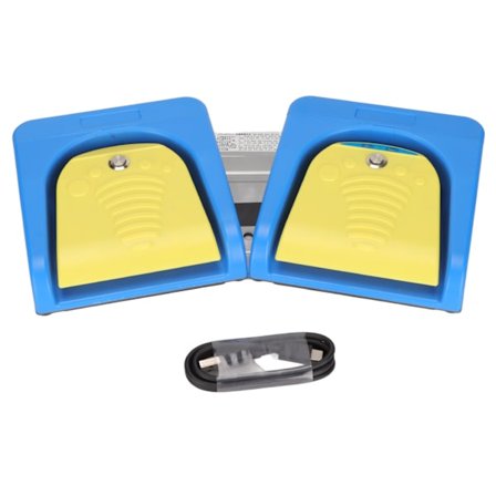 USB Fodpedal 2 Position 4 Taster Dobbelt Switch Dual Mode Forbindelse Programmerbar Computer Tastatur til Instrument Kontrol