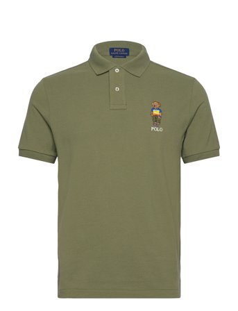 Polo Ralph Lauren | Custom Slim Polo Bear Mesh Polo Shirt | M