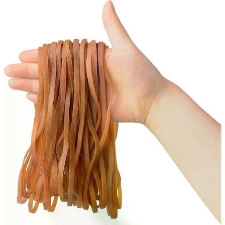 Gummistrikker, 50 stk. Store, kraftige, sterke elastiske søppelbøttestrikker