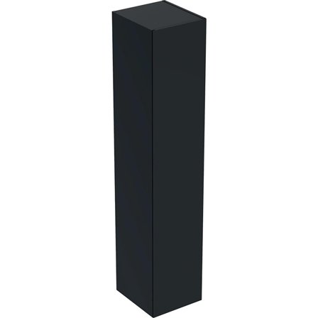 Ifö Elegant Högskåp 1 dörr, 5 hyllor, svart, Badrum