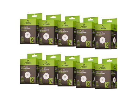 STIGA Bordtennisboll Cup vit 120/fp - Lyreco - Skola och förskola > Idrott, hälsa och rörelse > Bordtennis