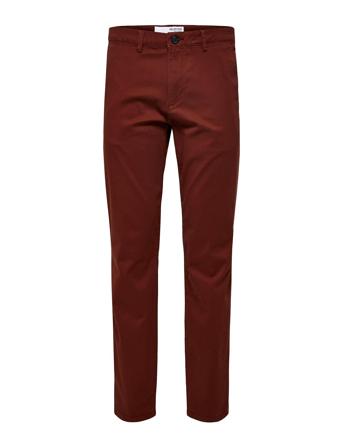 Slh175-Slim New Miles Flex Pant Noos Bottoms Trousers Chinos Burgundy Selected Homme