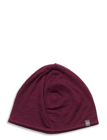 U Pocket Hat Accessories Headwear Rød Icebreaker