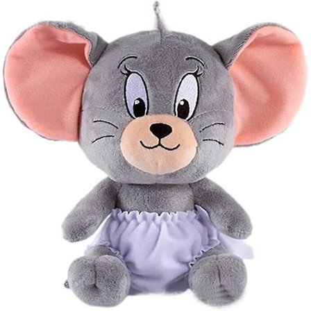 Klassisk Tegneserieanimasjon Tom Cat & Jerry Mouse Stoffdyr Toffee Mouse Leke Bursdag Passer For Jenter Og Gutter (mus 18cm)