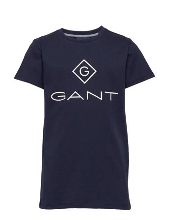 Gant Lock-Up Ss T-Shirt T-shirts Short-sleeved Blå GANT