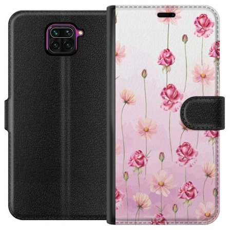 Kompatibelt Lommeboketui til Xiaomi Redmi Note 9 Rose Petal Whisper