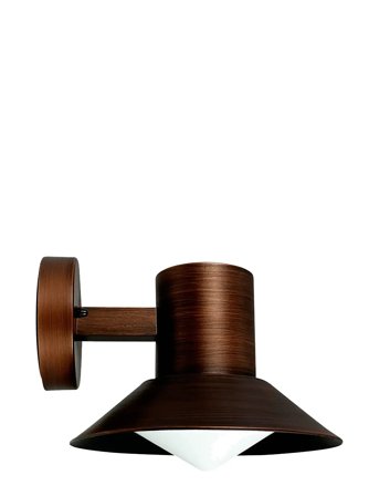 Dyberg Larsen | Venice Udendørs Væglampe Antik Børstet Kobber Look | 15X20X20