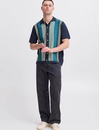 Blend Bhalbus Polo Knit - Navy - S