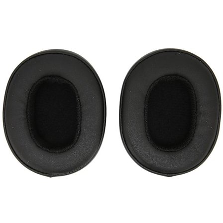 Øreputer i proteinlær som erstatning for Skullcandy Crusher 3.0 Wireless Hesh3 Øreputer Reparasjonsdeler svart