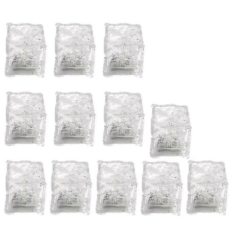 Lysende LED-iskuber (12)