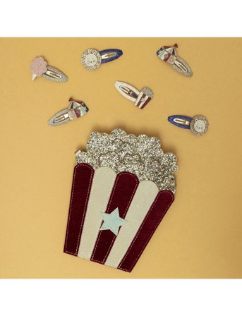 Mimi & Lula Bag With Strap - Popcorn Circus - Red - ONE SIZE