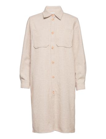 Helia Long Shirt Overshirts Vaaleanpunainen NORR