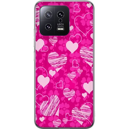 Kompatibelt Mobildeksel til Xiaomi Xiaomi 13 PopHjerteMønster