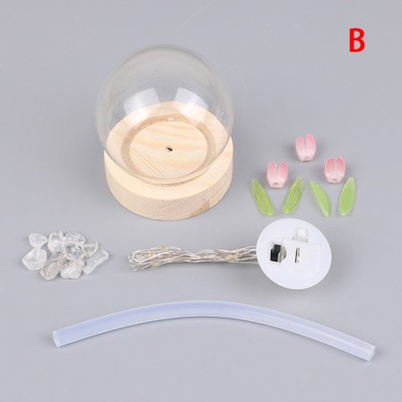 Tulip Night Lights Gör det själv Materialpaket Creative Night Lamp 1 blomma