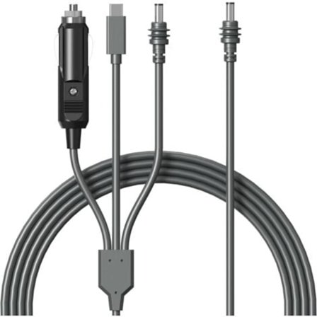 Starlink 3 i 1 Mini Kabel 5m USB-C Høyhastighets Billader DC til DC Erstatningskabel for Starlink Mini Power Bank Vanntett Strømforlengelseskabel.