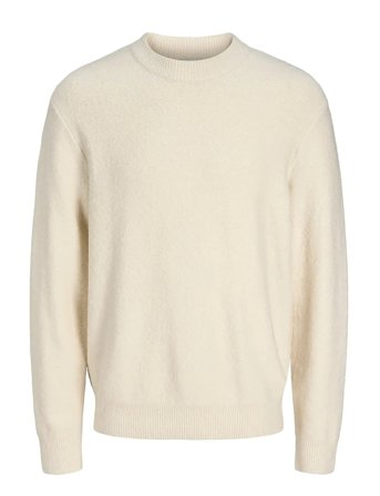 Jjspence Knit Crew Neck Cream Jack & J S