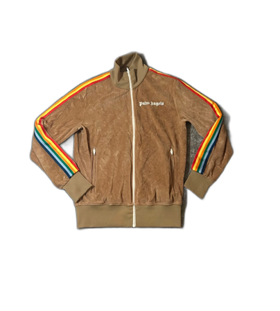 Palm Angels brun trackjacka S