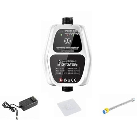 Boosterpumpe Intelligent Sensing Energibesparende 25L Stor Vandtryksforstærkerpumpe 100Pa Lav Støj Boosterpumpe (EU)