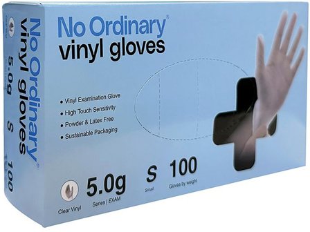 NO ORDINARY Vinylhandske ftalatfri S 100/fp - Lyreco - Skyddsutrustning - Engångshandskar - Vinylhandskar