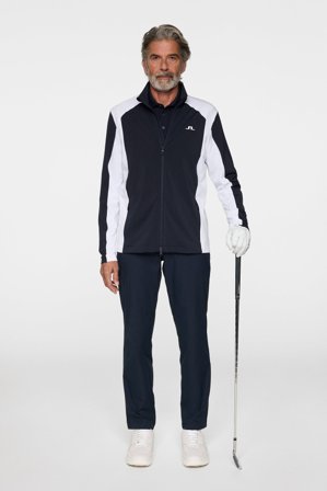 J.Lindeberg - Banks Zip Mid Layer - Golf - Blue - Men - S