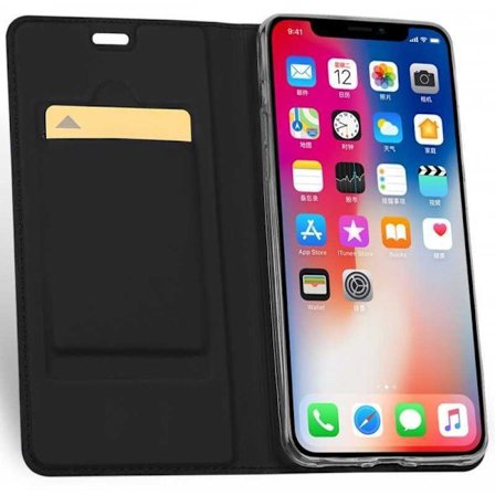 iPhone XR Flip Case Skin Pro korttilokerolla