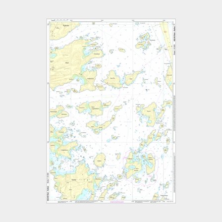 Carta especial Hydrographica 622-05 Risö-Kallsö, A2 plano (não dobrado)