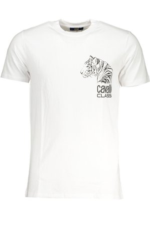 Cavalli Class T-shirt Maniche Corte Uomo Bianco