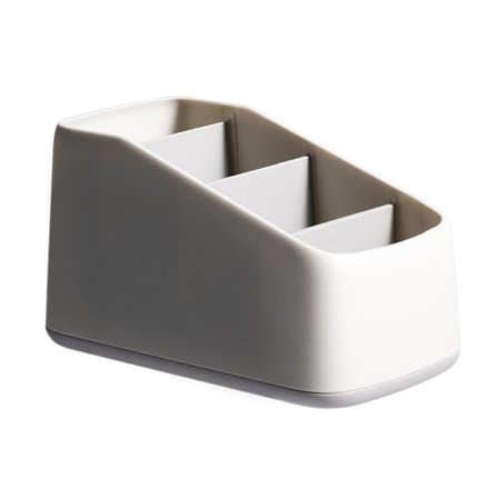 Fjernkontrollholder Bord Oppbevaringsboks GRÅ