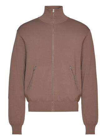 Esgran Cardigan Knit M Enkel Studio Brown
