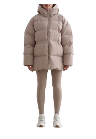 aim'n Moment Puffer Jacket Friluftsjackor Dam Beige S