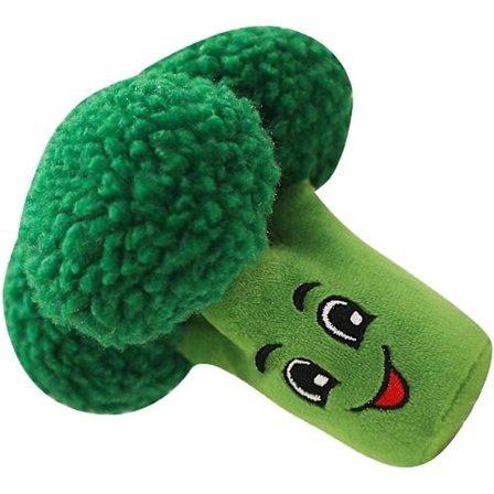 Koira Squeaky Toys, Hedelmät Ja Vihannekset Pehmo Chew Soft Doll Pack, parsakaali