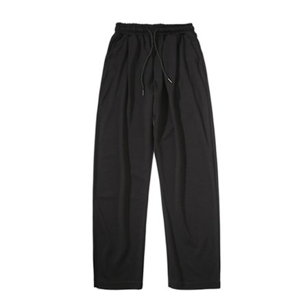 Herr Högmidjade Baggy Sweatpants Hudvänliga Och Andningsbara Byxor Present Till Jul Födelsedag Nyår CMK Svart